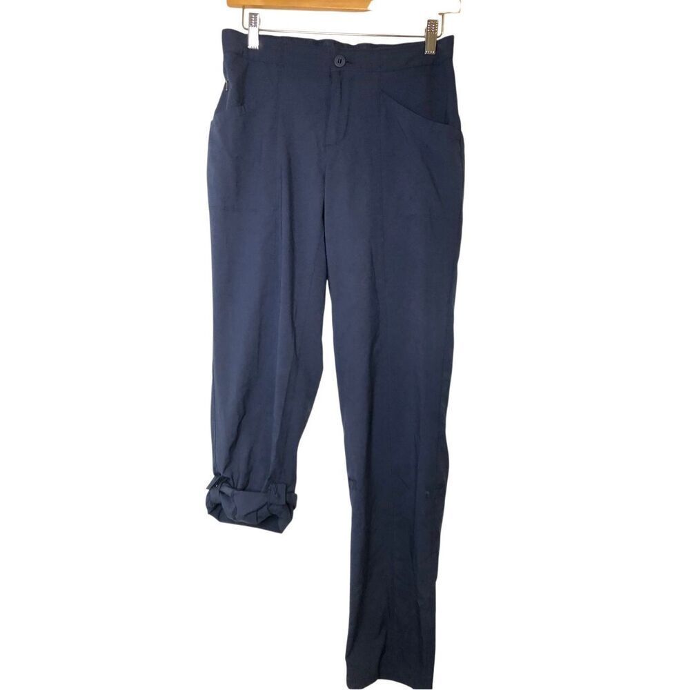 Patagonia High Spy Pants Roll Tab Convertible Navy Hiking Pants UPF Gorpcore